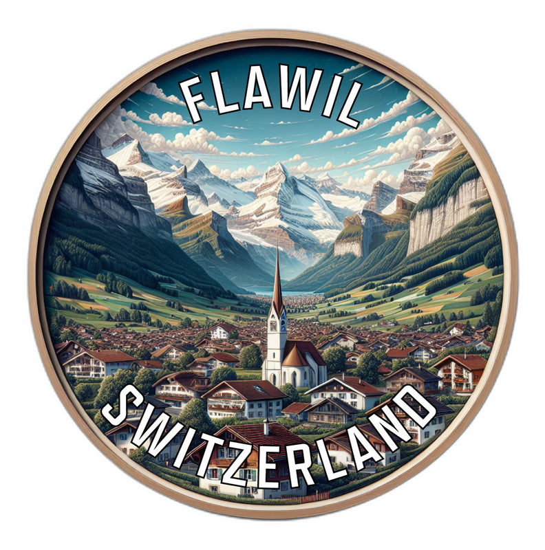 Flawil Switzerland Souvenir Vinyl Decal Sticker 6-Inch