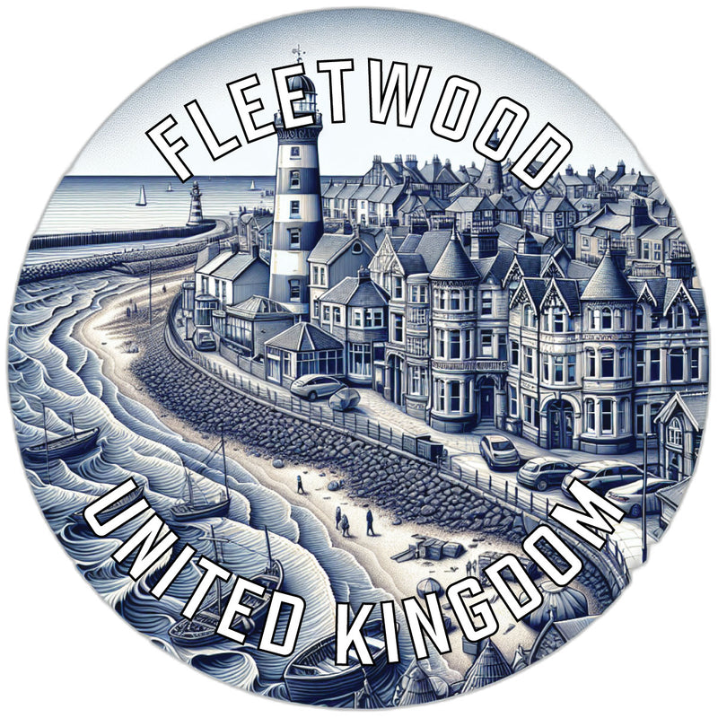 Fleetwood United Kingdom Souvenir Vinyl Decal Sticker 2-Inch
