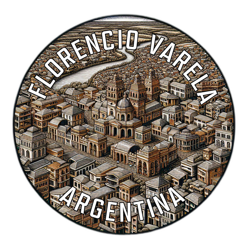 Florencio Varela Argentina Souvenir Die Cut Flat Magnet 6-Inch
