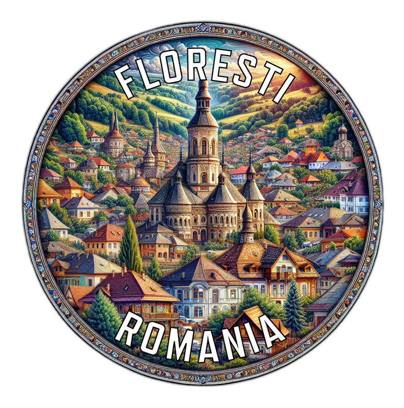 Floresti Romania Souvenir Vinyl Decal Sticker 2-Inch