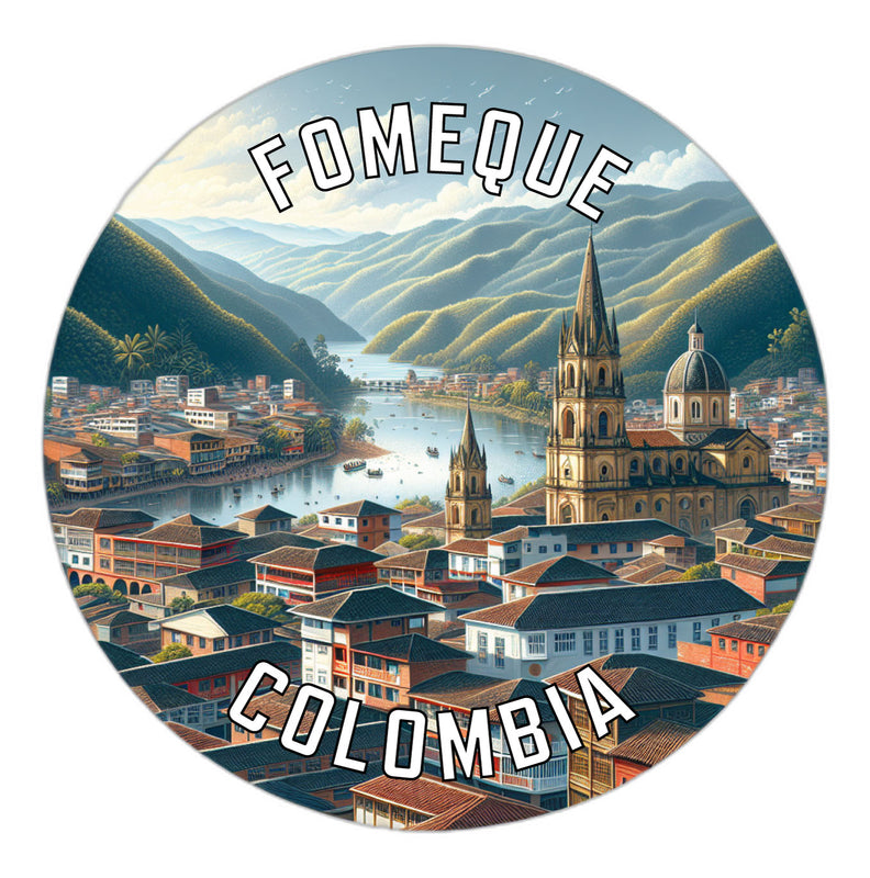 Fomeque Colombia Souvenir Vinyl Decal Sticker 6-Inch