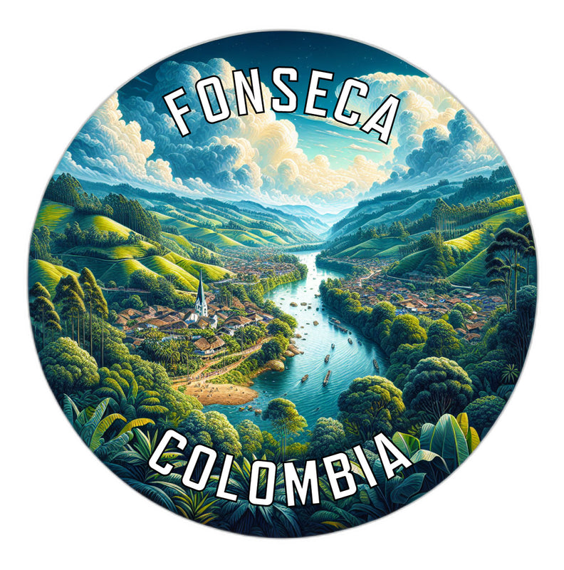 Fonseca Colombia Souvenir Vinyl Decal Sticker 6-Inch
