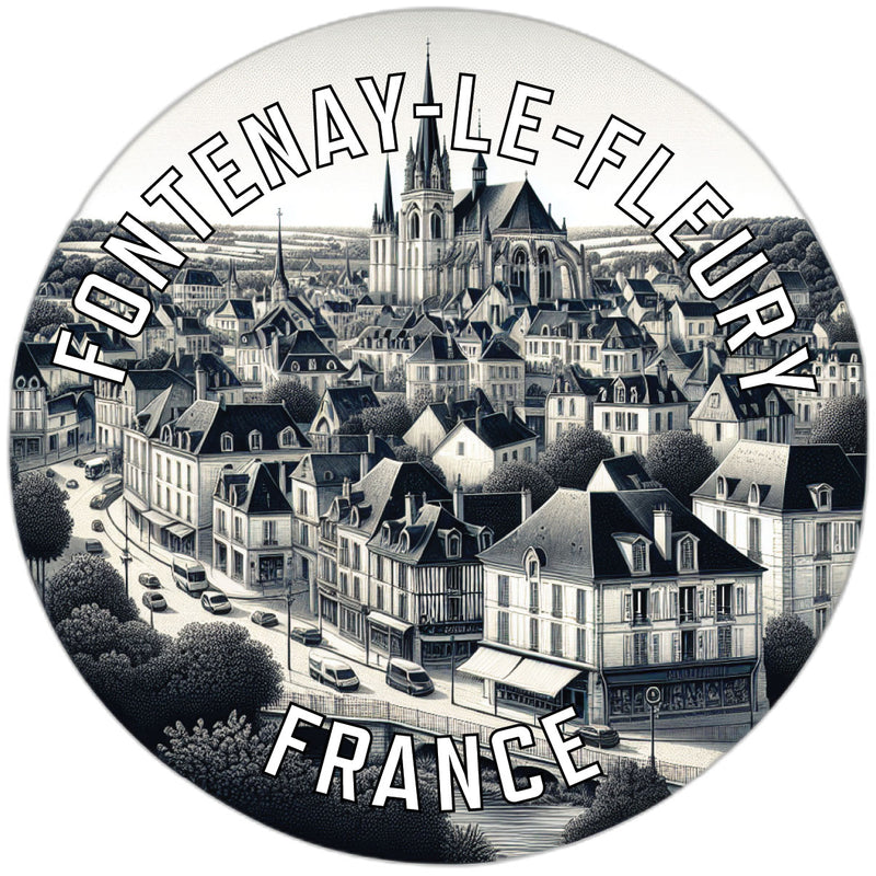 Fontenay le Fleury France Souvenir Vinyl Decal Sticker 6-Inch