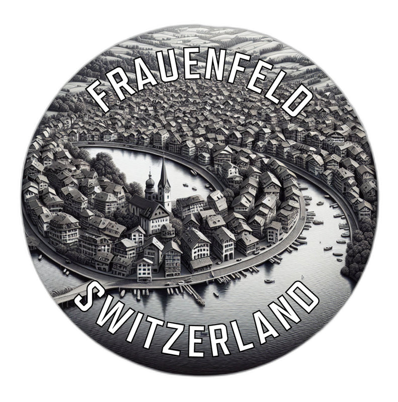 Frauenfeld Switzerland Souvenir Vinyl Decal Sticker 2-Inch