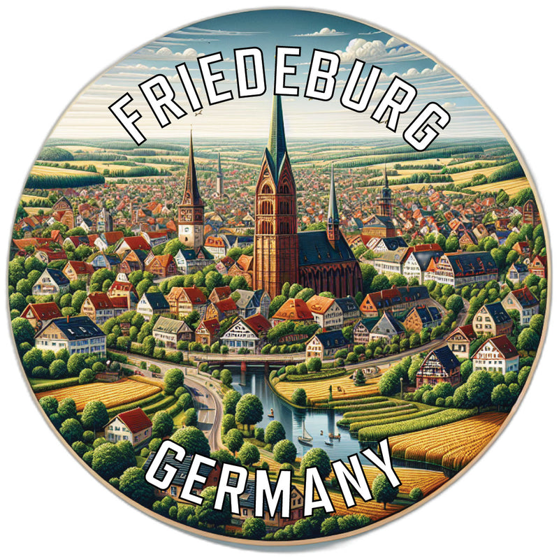 Friedeburg Germany Souvenir Vinyl Decal Sticker 6-Inch
