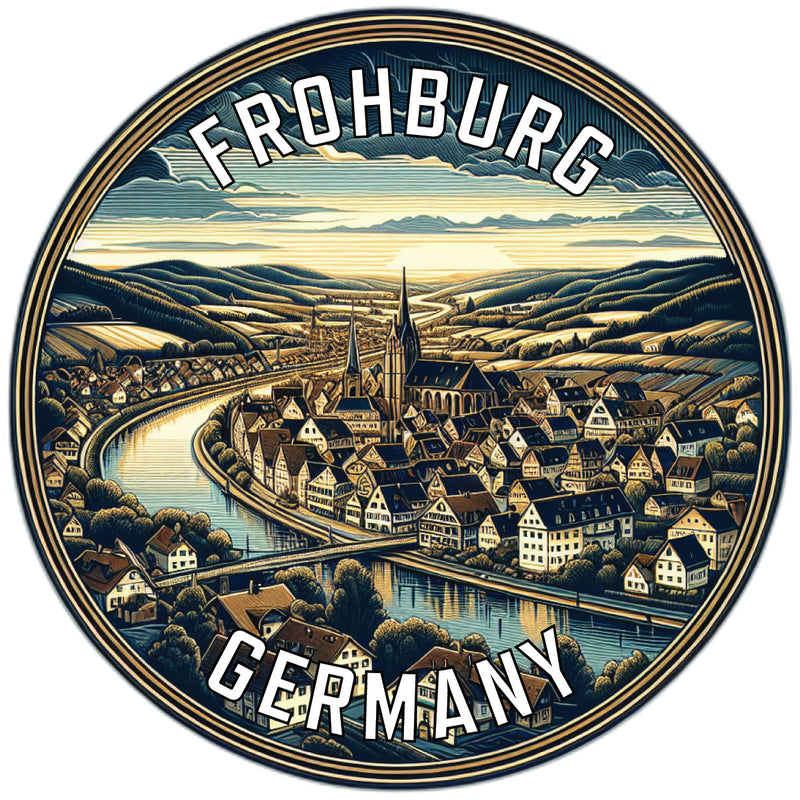 Frohburg Germany Souvenir Vinyl Decal Sticker 6-Inch