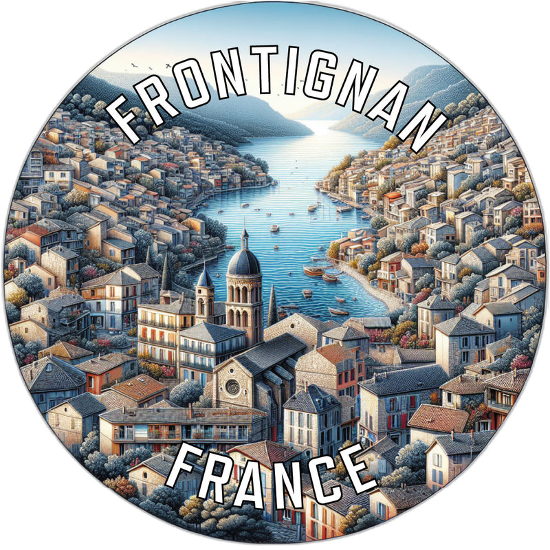 Frontignan France Souvenir Vinyl Decal Sticker 2-Inch