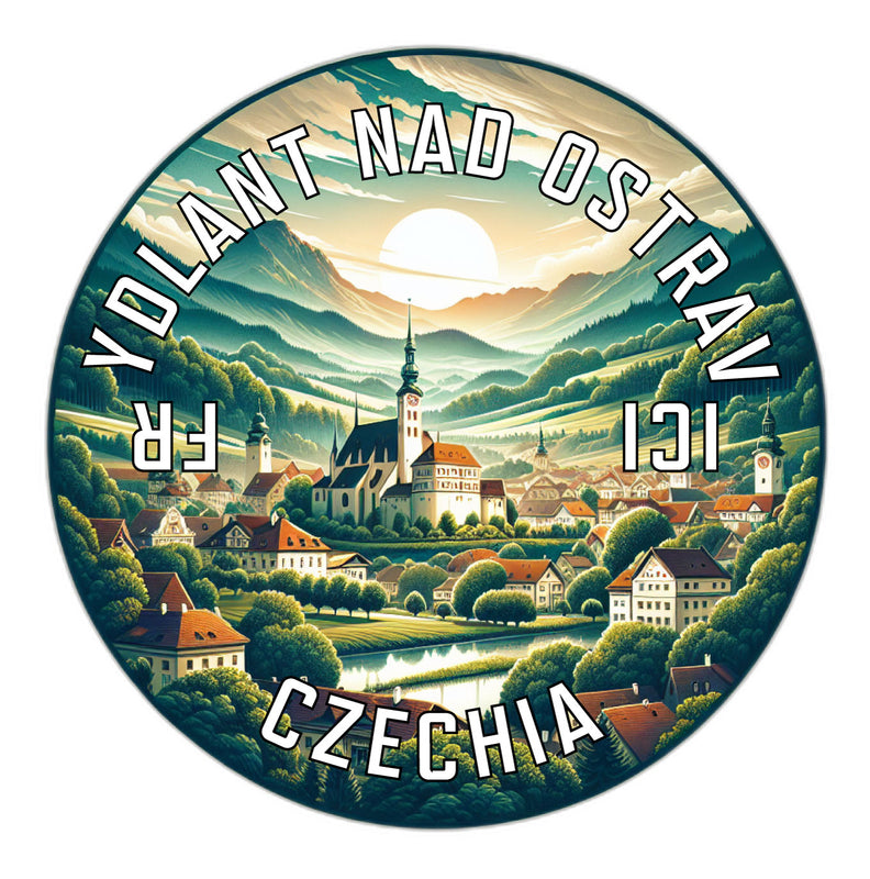 Frydlant nad Ostravici Czechia Souvenir Die Cut Flat Magnet 6-Inch