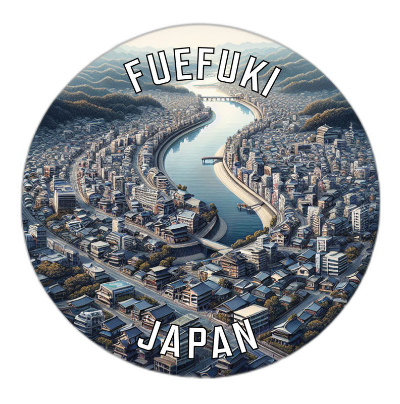 Fuefuki Japan Souvenir Vinyl Decal Sticker 6-Inch