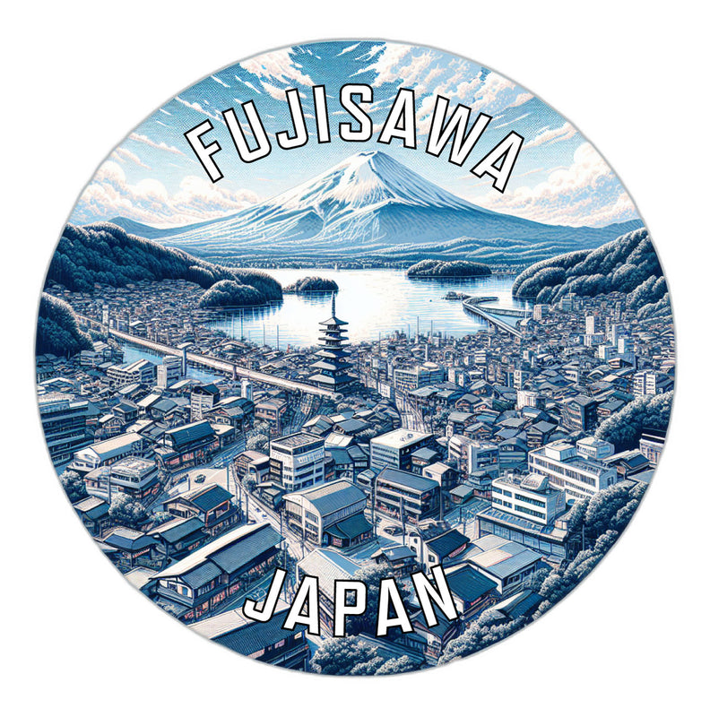 Fujisawa Japan Souvenir Vinyl Decal Sticker 6-Inch