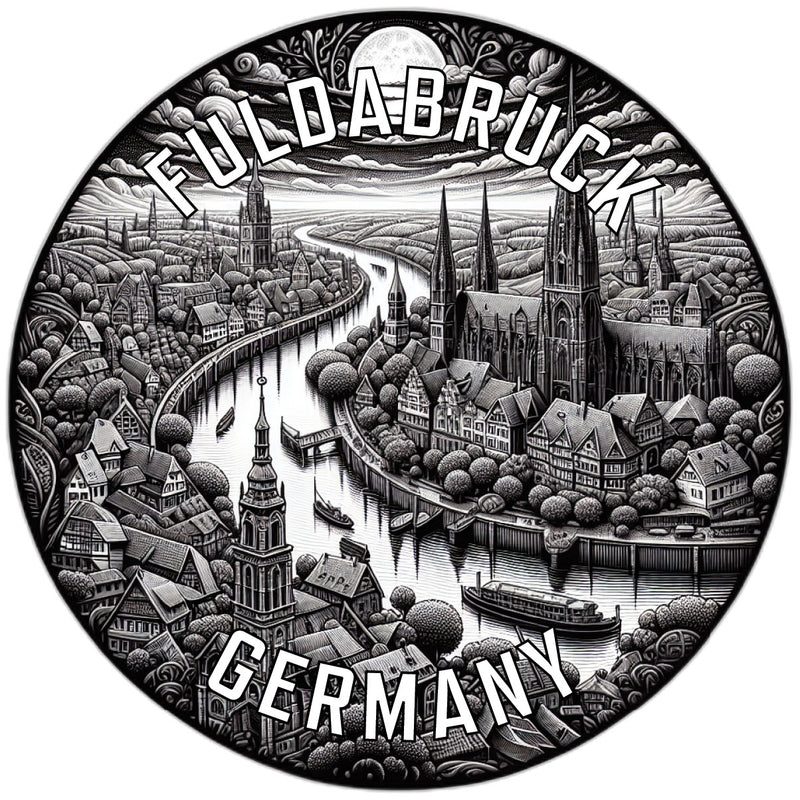 Fuldabruck Germany Souvenir Vinyl Decal Sticker 6-Inch