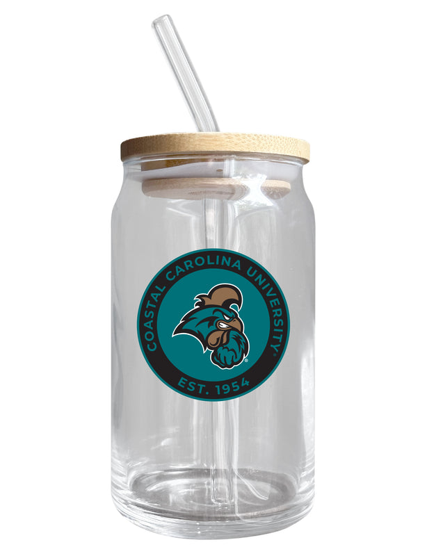 Coastal Carolina University NCAA 12 oz Can Glass