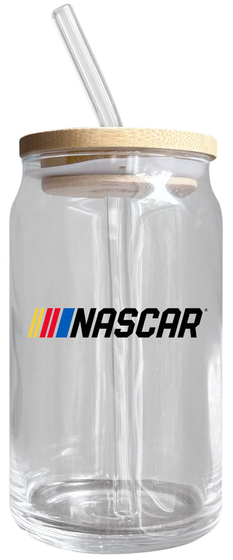 Nascar 12 oz Can Glass Officially Licensed Collegiate Product 4-Pack