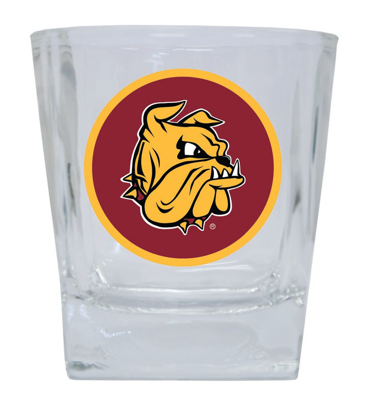 Minnesota Duluth Bulldogs 10 oz Whiskey Rocks Glass Circle Design Officially Licensed Collegiate Product