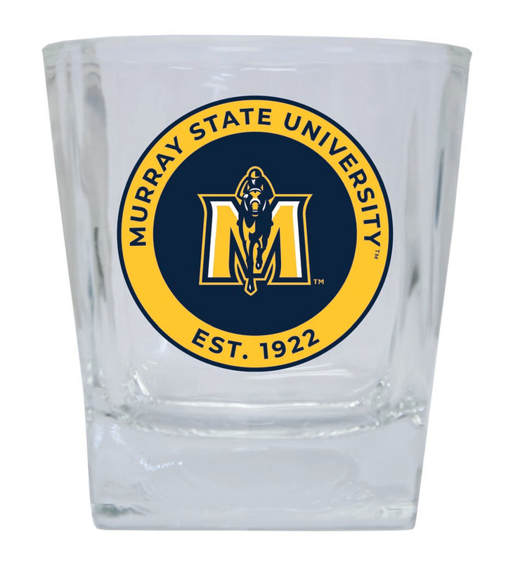 Murray State University 10 oz Whiskey Rocks Glass Circle Design Officially Licensed Collegiate Product