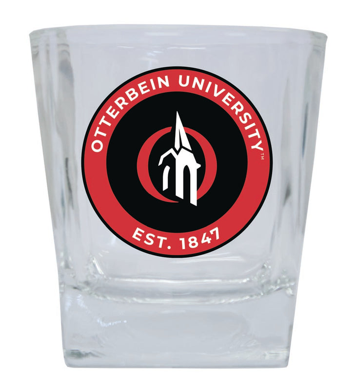 Otterbein University 10 oz Whiskey Rocks Glass Circle Design Officially Licensed Collegiate Product