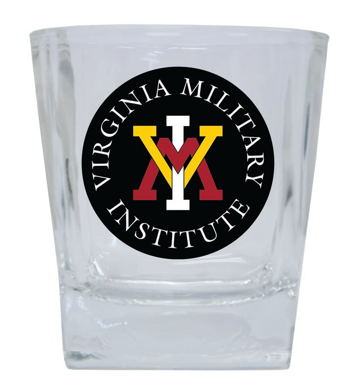 VMI Keydets 10 oz Whiskey Rocks Glass Circle Design Officially Licensed Collegiate Product