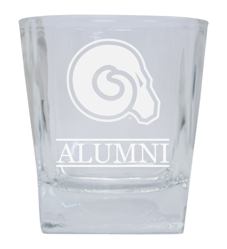 Albany State University Alumni Elegance 10oz Etched Glass Tumbler