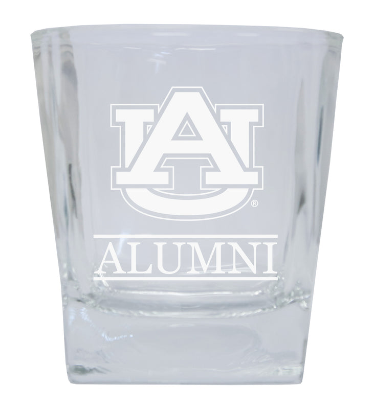 Auburn Tigers Alumni Elegance 10oz Etched Glass Tumbler