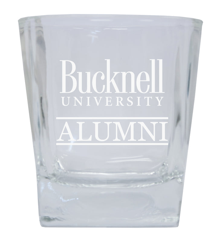 Bucknell University Bison 8 oz Etched Whiskey Rocks Glass Officially Licensed Collegiate Product