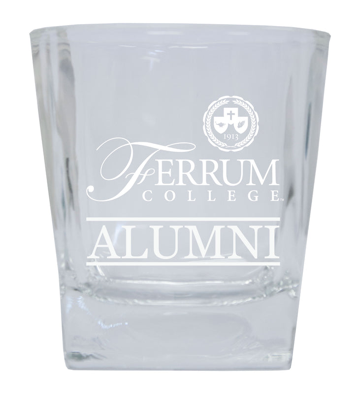 Ferrum College Etched Alumni 8 oz Whiskey Rocks Glass Officially Licensed Collegiate Product Single Unit