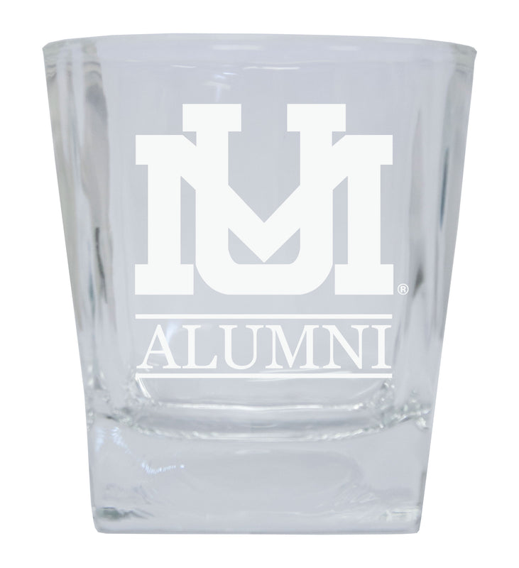 Montana University Etched Alumni 8 oz Whiskey Rocks Glass Officially Licensed Collegiate Product 2-Pack