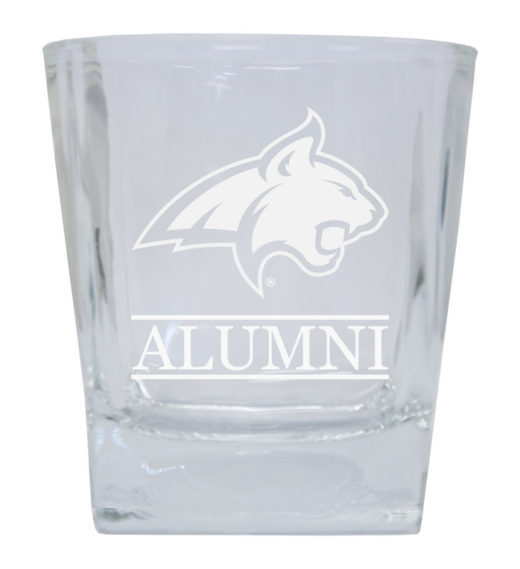 Montana State Bobcats Alumni Elegance 10oz Etched Glass Tumbler