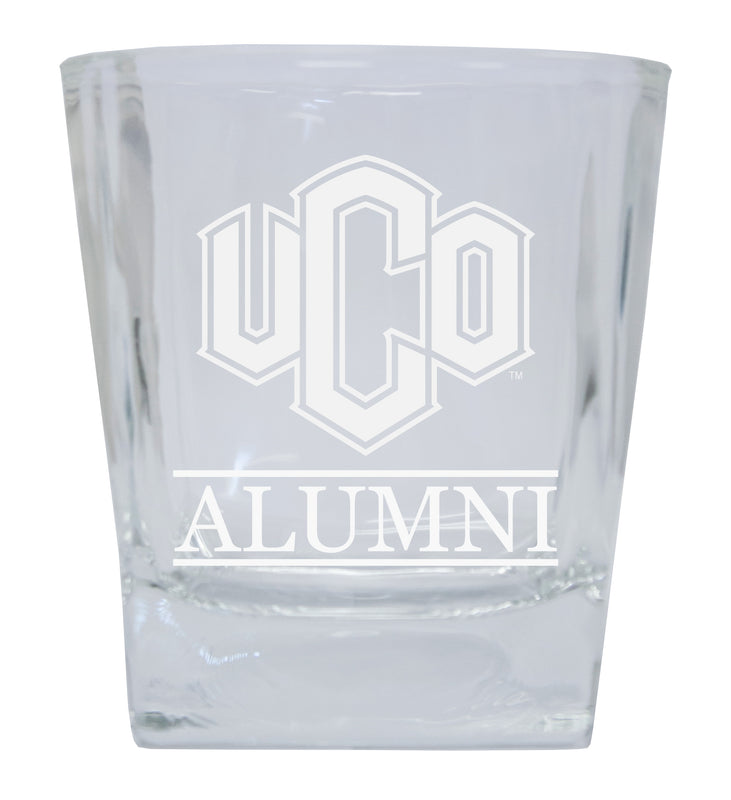 University of Central Oklahoma Bronchos Alumni Elegance 10oz Etched Glass Tumbler