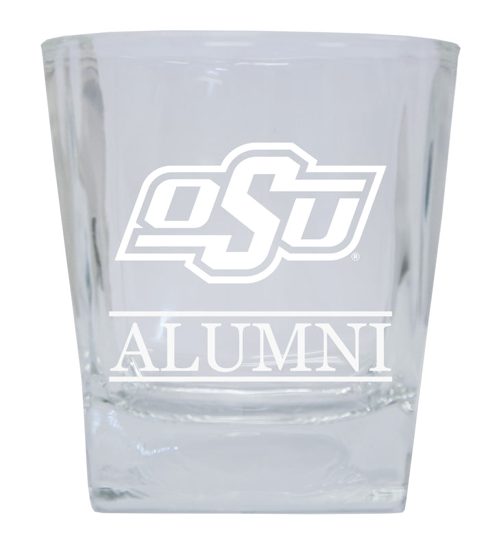 Oklahoma State Cowboys Alumni Elegance 10oz Etched Glass Tumbler