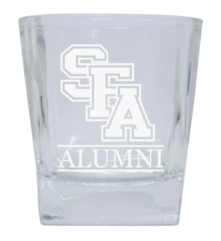 Stephen F. Austin State University Alumni Elegance 10oz Etched Glass Tumbler
