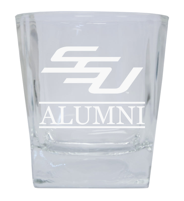 Savannah State University Alumni Elegance 10oz Etched Glass Tumbler