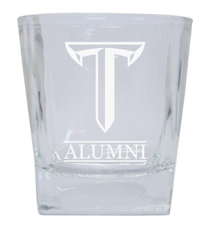Troy University Alumni Elegance 10oz Etched Glass Tumbler
