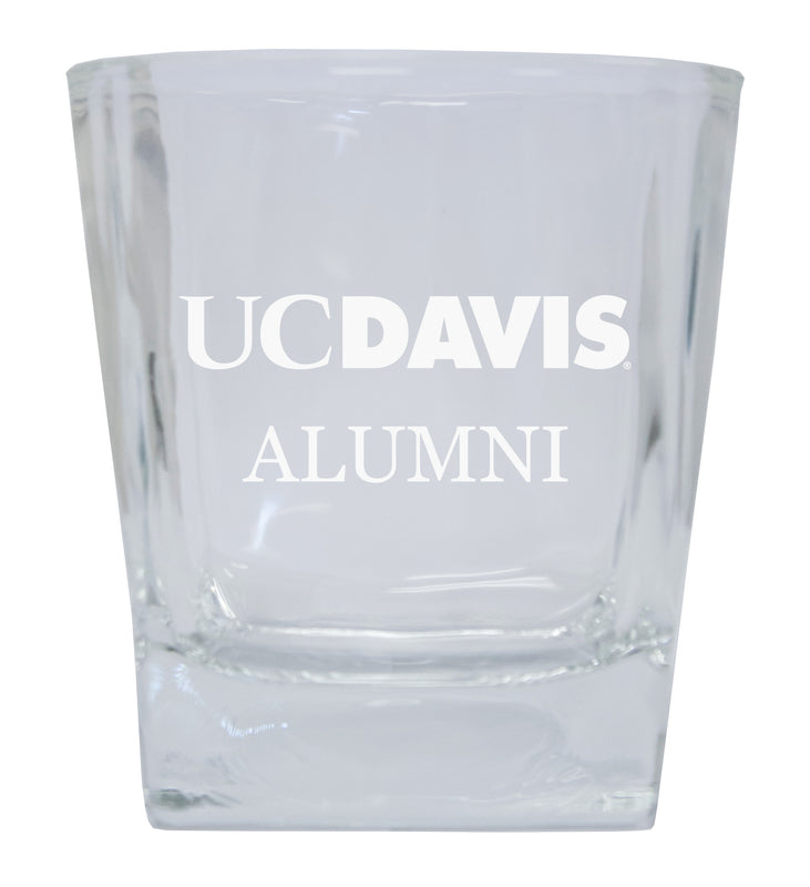 UC Davis Aggies Alumni Elegance 10oz Etched Glass Tumbler