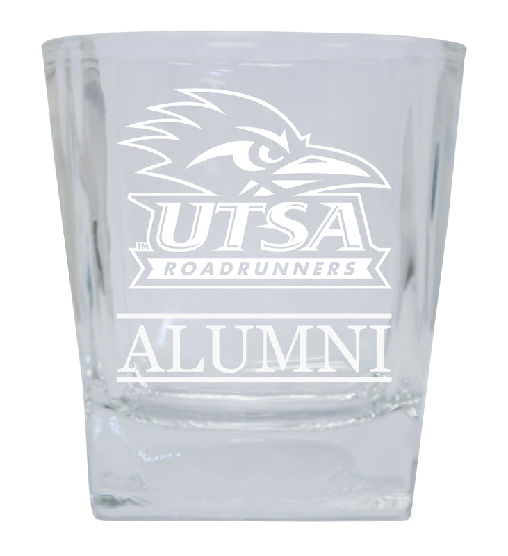 UTSA Road Runners Alumni Elegance 10oz Etched Glass Tumbler