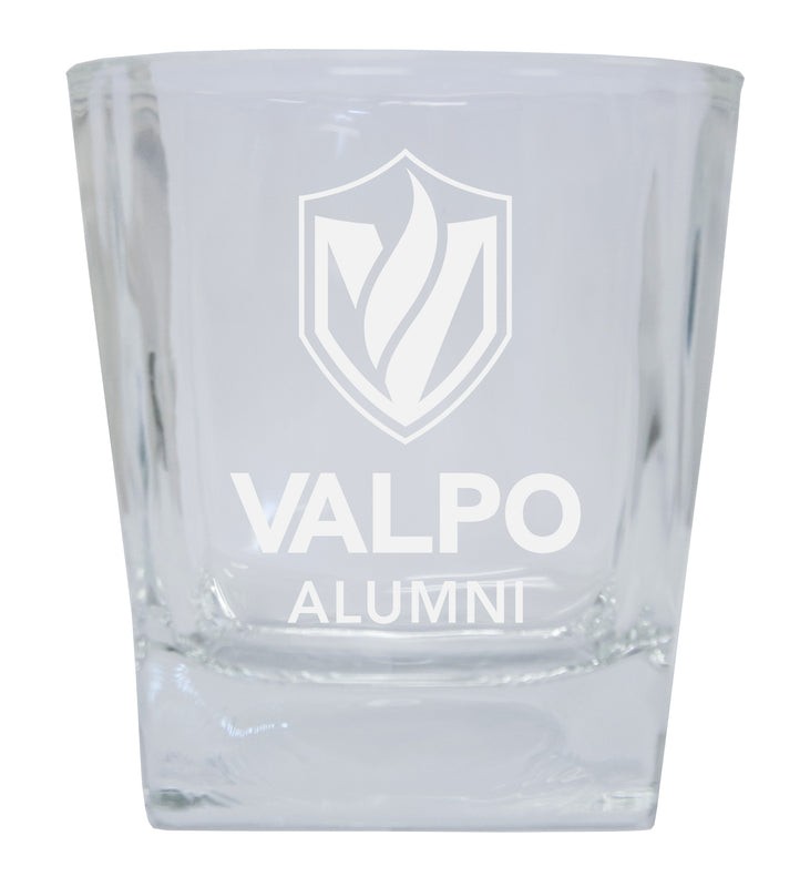 Valparaiso University Alumni Elegance 10oz Etched Glass Tumbler