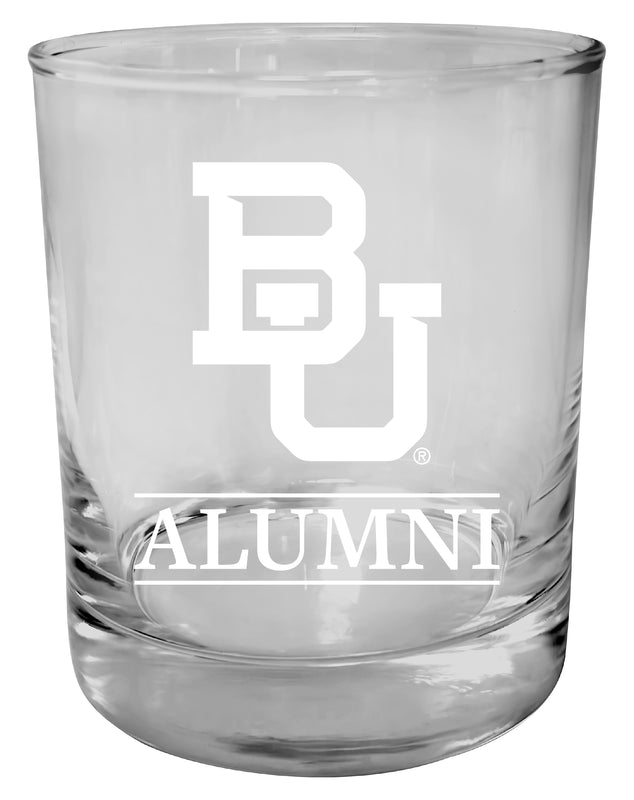 Baylor Bears 11 oz Round Whiskey Glass – Officially Licensed Engraved Alumni Design