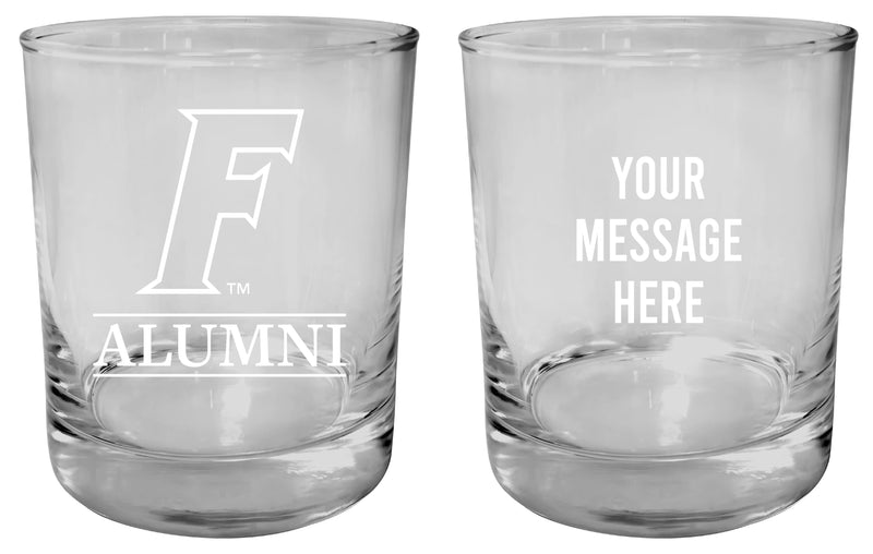Florida Gators Customizable 11 oz Round College Whiskey Glass – Officially Licensed Engraved Design Alumni