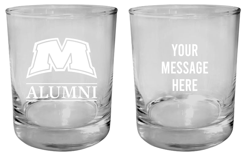 Morehead State University Customizable 11 oz Round College Whiskey Glass – Officially Licensed Engraved Design Alumni