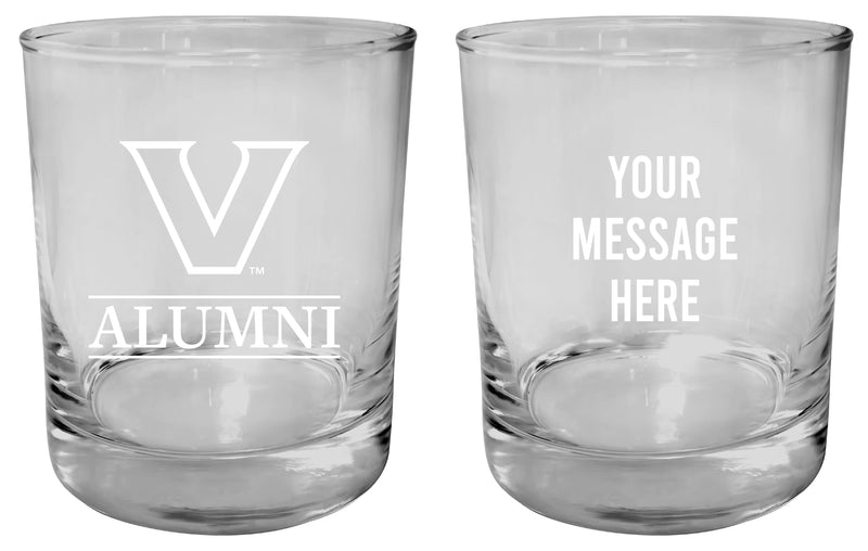 Vanderbilt University Customizable 11 oz Round College Whiskey Glass – Officially Licensed Engraved Design Alumni