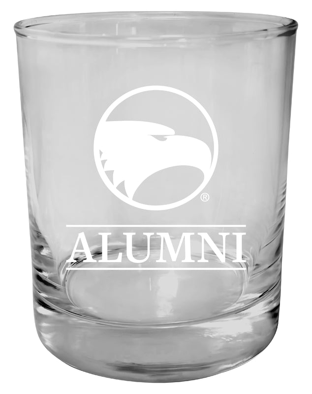 Georgia Southern Eagles 11 oz Round Whiskey Glass – Officially Licensed Engraved Alumni Design