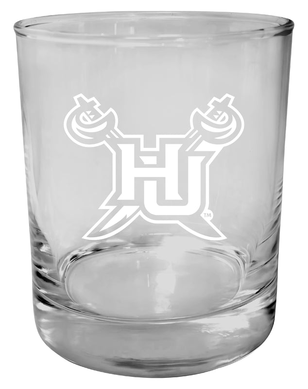 Hampton University 11 oz Round College Whiskey Glass – Officially Licensed with Full Color