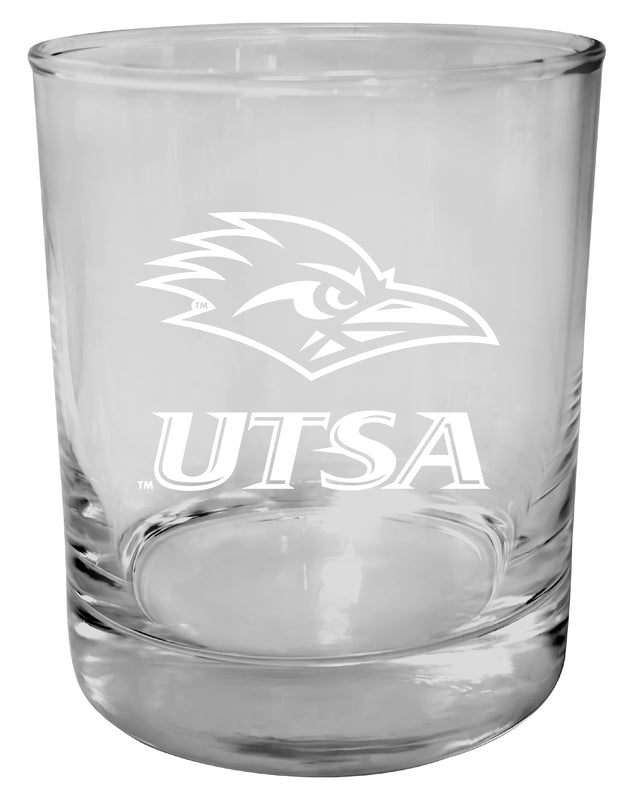 UTSA Roadrunners 11 oz Round College Whiskey Glass – Officially Licensed with Full Color