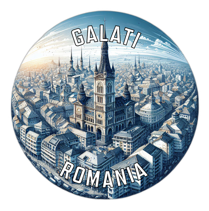 Galati Romania Souvenir Vinyl Decal Sticker 2-Inch