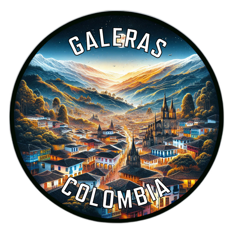 Galeras Colombia Souvenir Vinyl Decal Sticker 2-Inch
