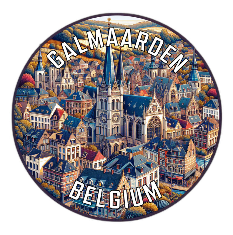 Galmaarden Belgium Souvenir Vinyl Decal Sticker 6-Inch
