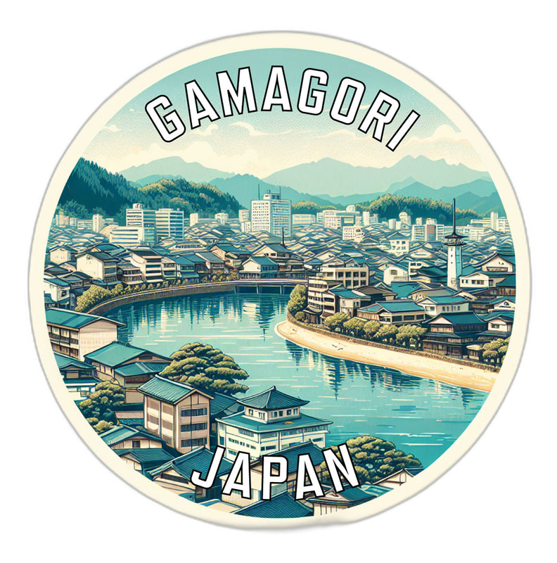 Gamagori Japan Souvenir Vinyl Decal Sticker 2-Inch