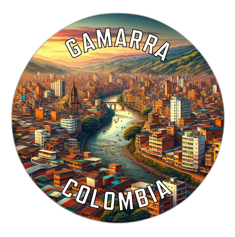 Gamarra Colombia Souvenir Vinyl Decal Sticker 6-Inch
