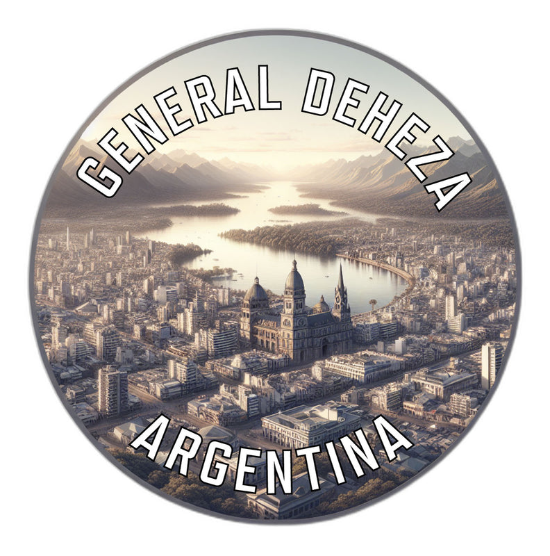 General Deheza Argentina Souvenir Die Cut Flat Magnet 2-Inch