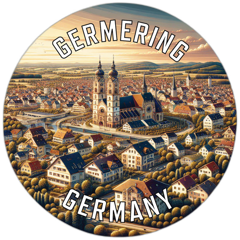Germering Germany Souvenir Vinyl Decal Sticker 2-Inch