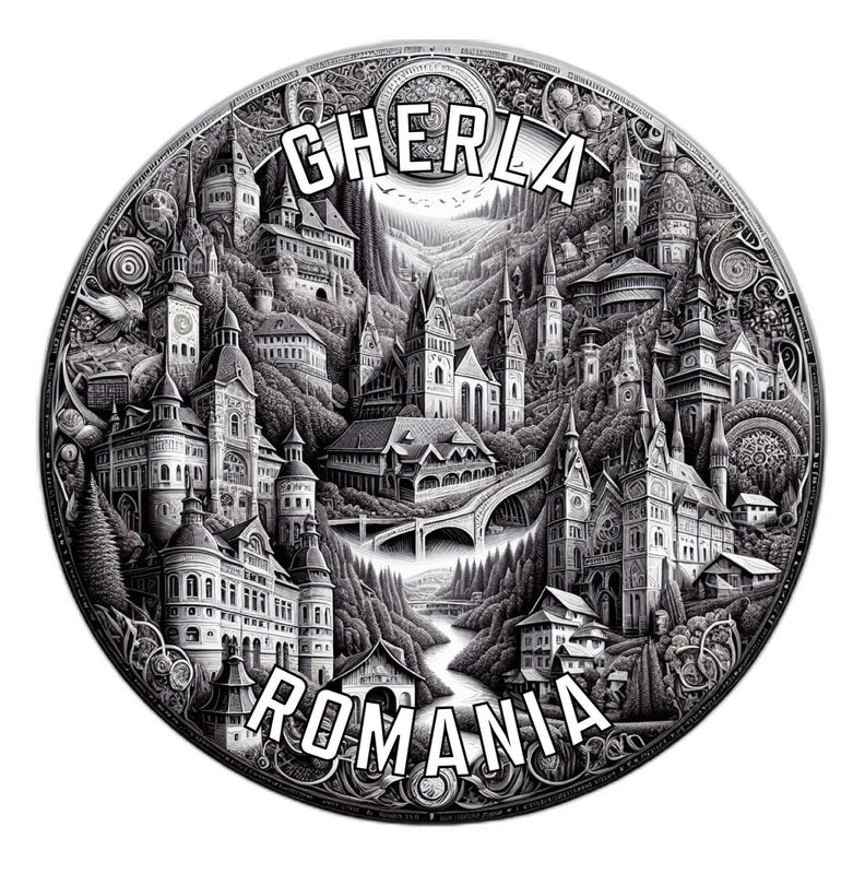 Gherla Romania Souvenir Vinyl Decal Sticker 2-Inch